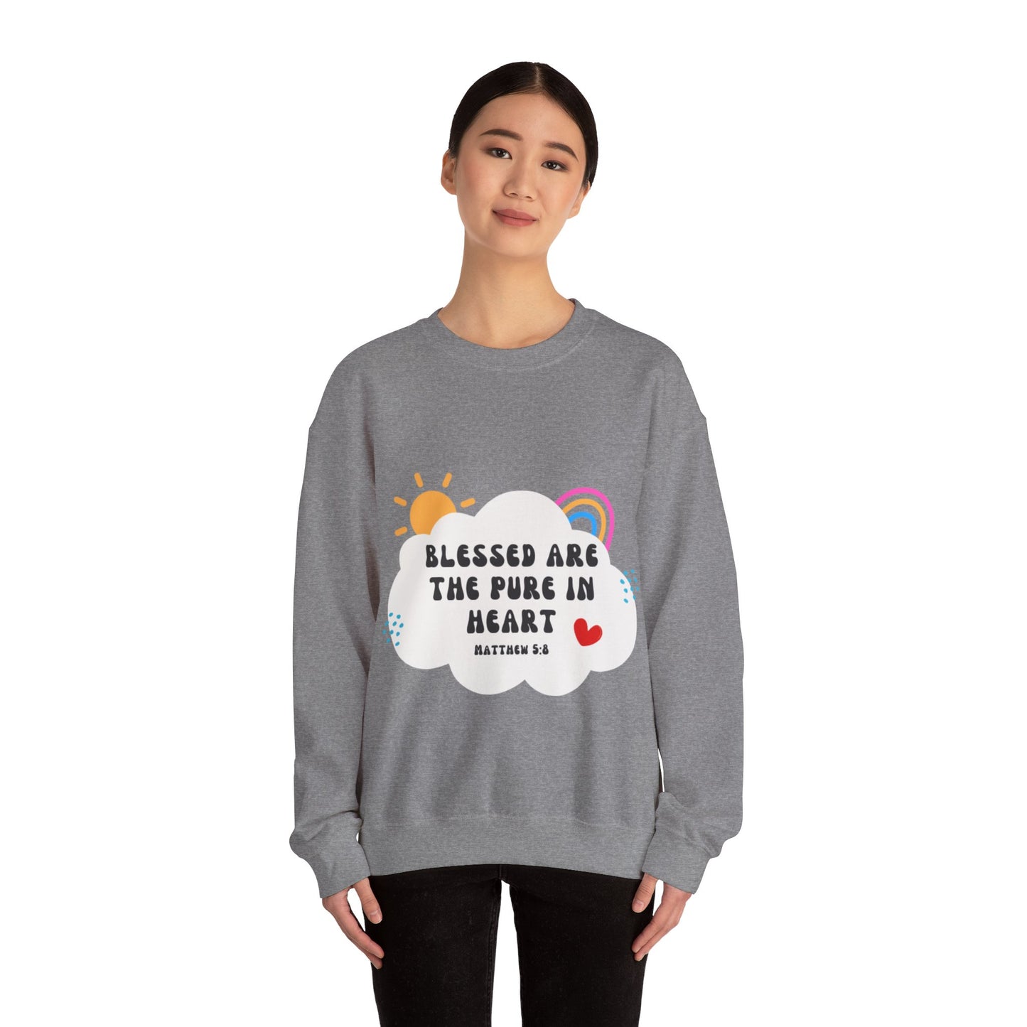 "Blessed Are The Pure In Heart" Sweatshirt