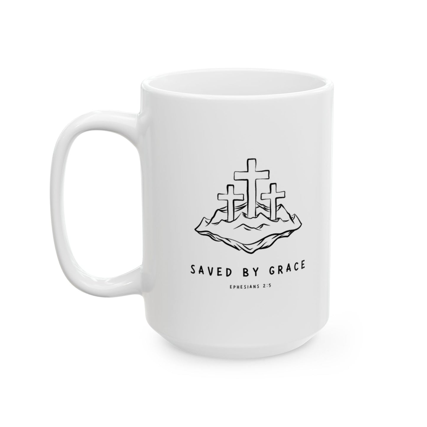 "Saved By Grace" Mug
