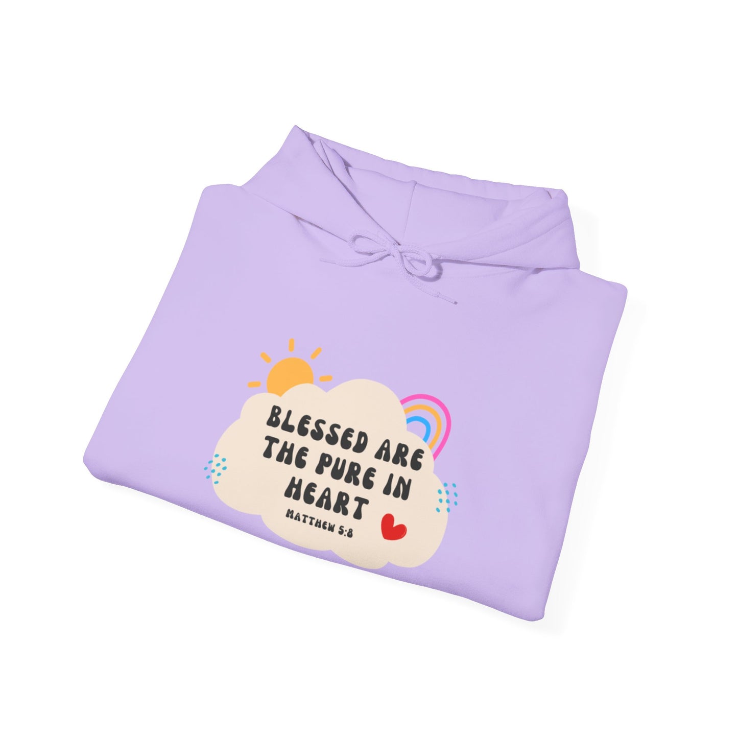 "Blessed Are The Pure In Heart" Hoodie