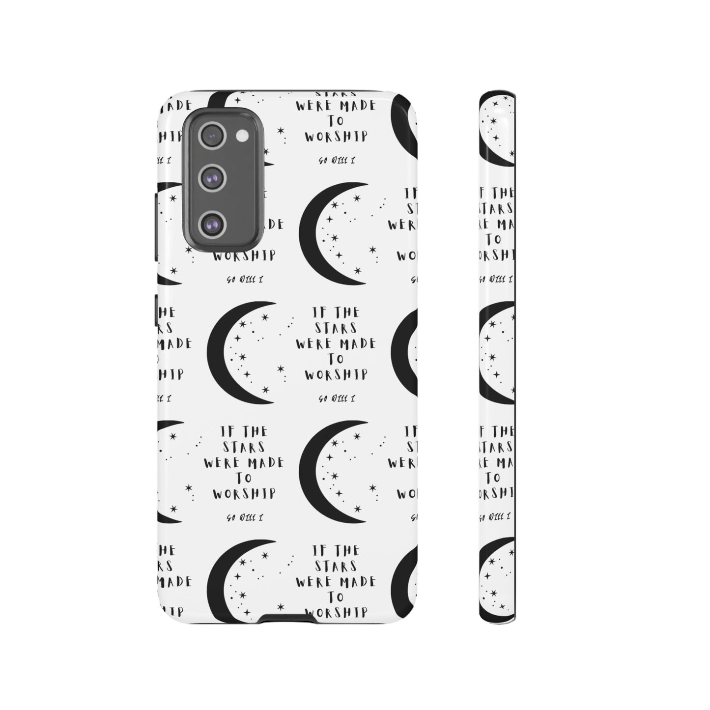 "If The Stars Were Made To Worship" Phone Case