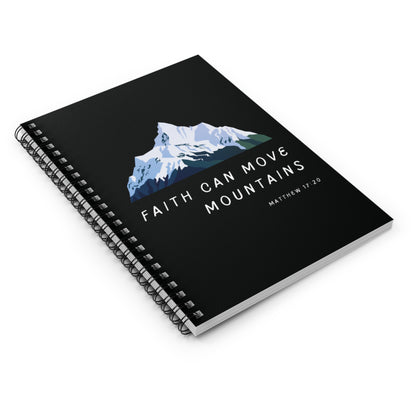 "Faith Can Move Mountains" Notebook