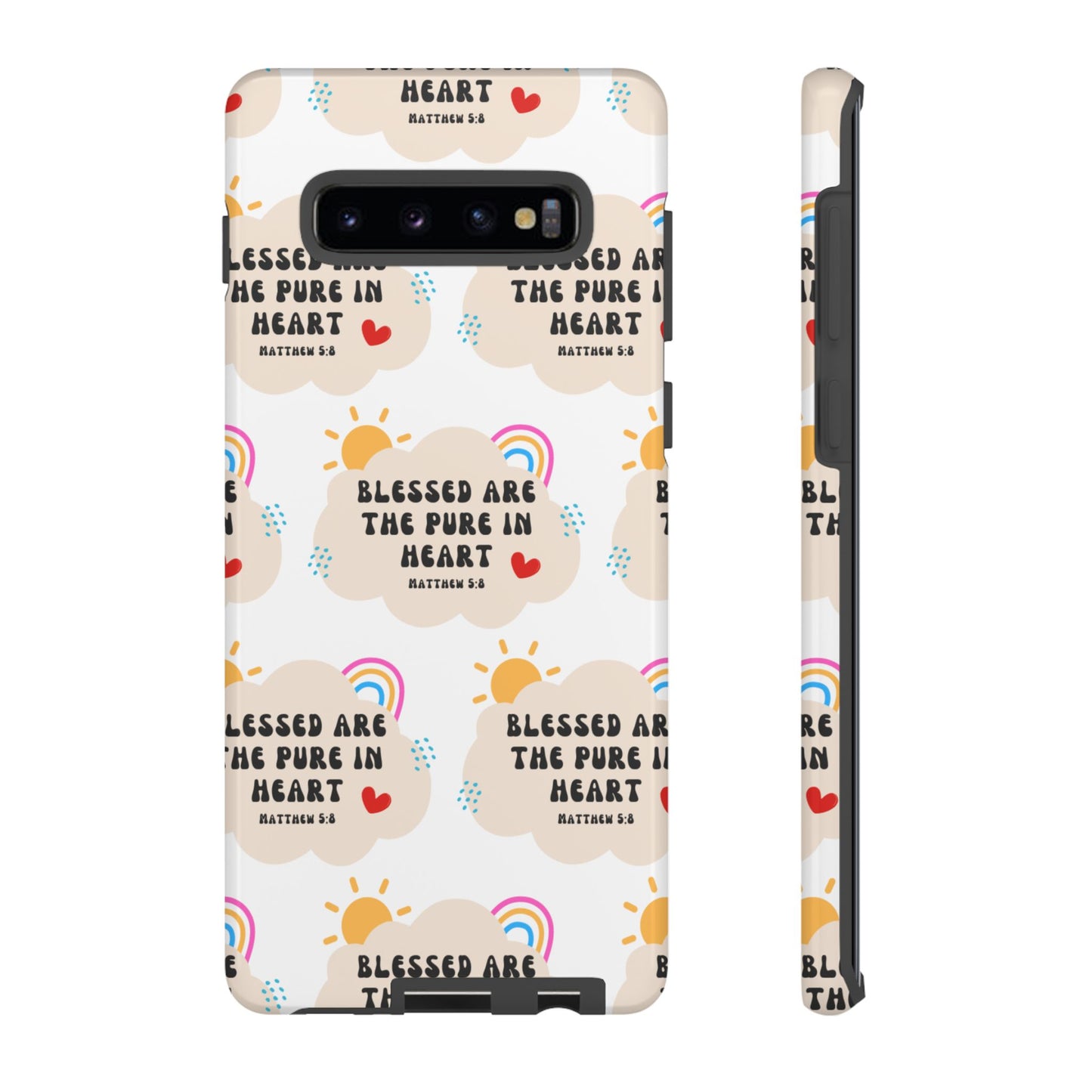 "Blessed Are The Pure In Heart" Phone Case