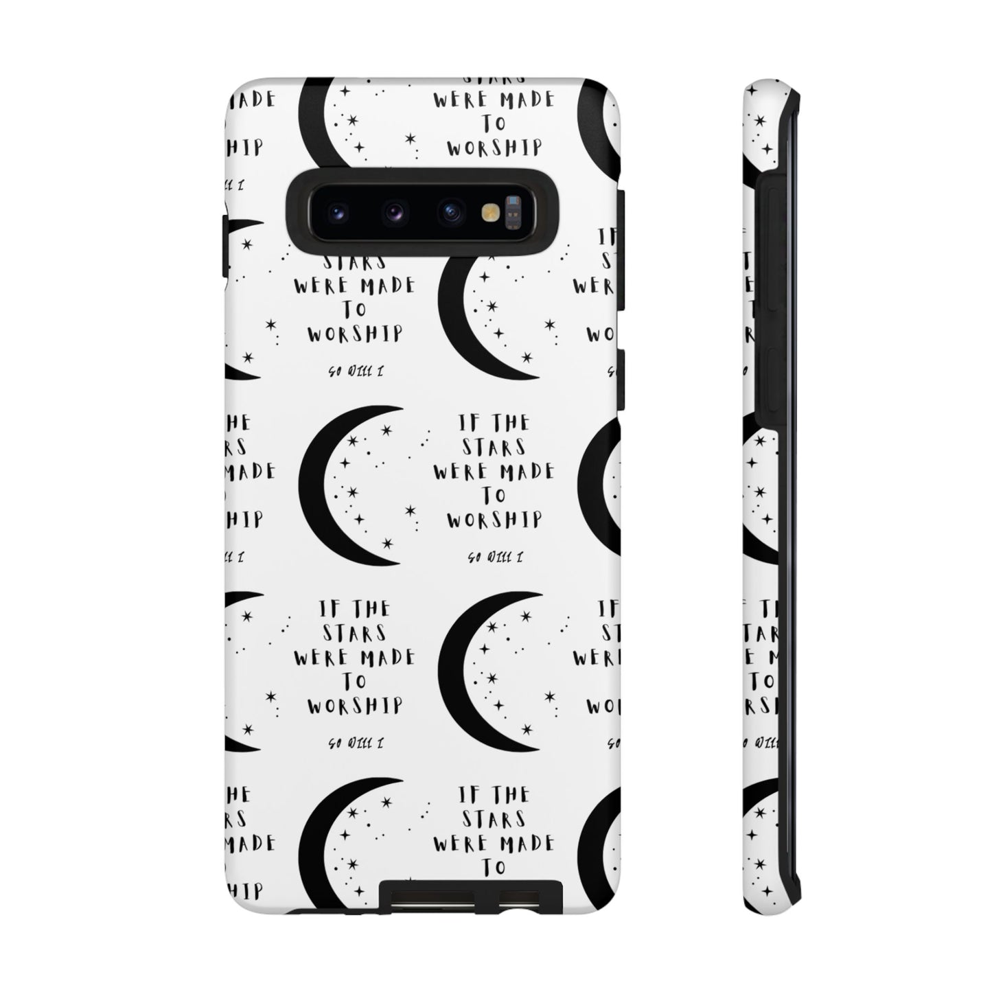 "If The Stars Were Made To Worship" Phone Case