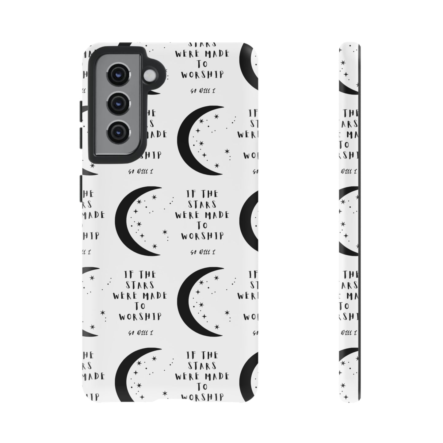 "If The Stars Were Made To Worship" Phone Case