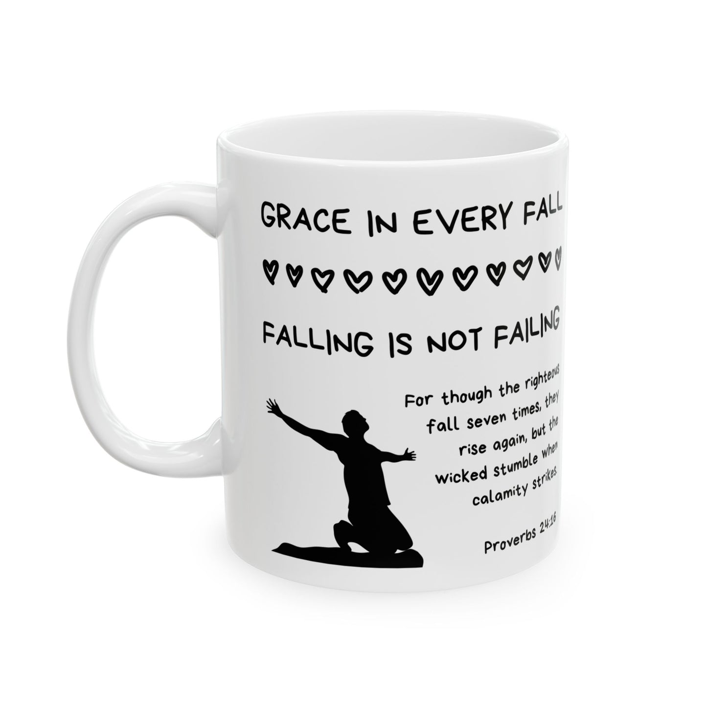 "Grace In Every Fall" Mug