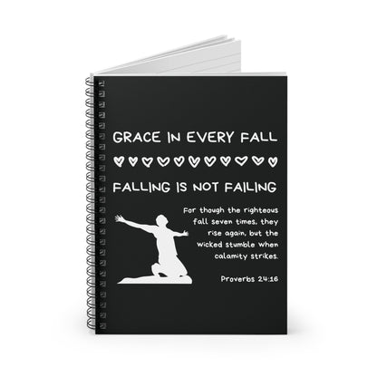 "Grace In Every Fall" Notebook