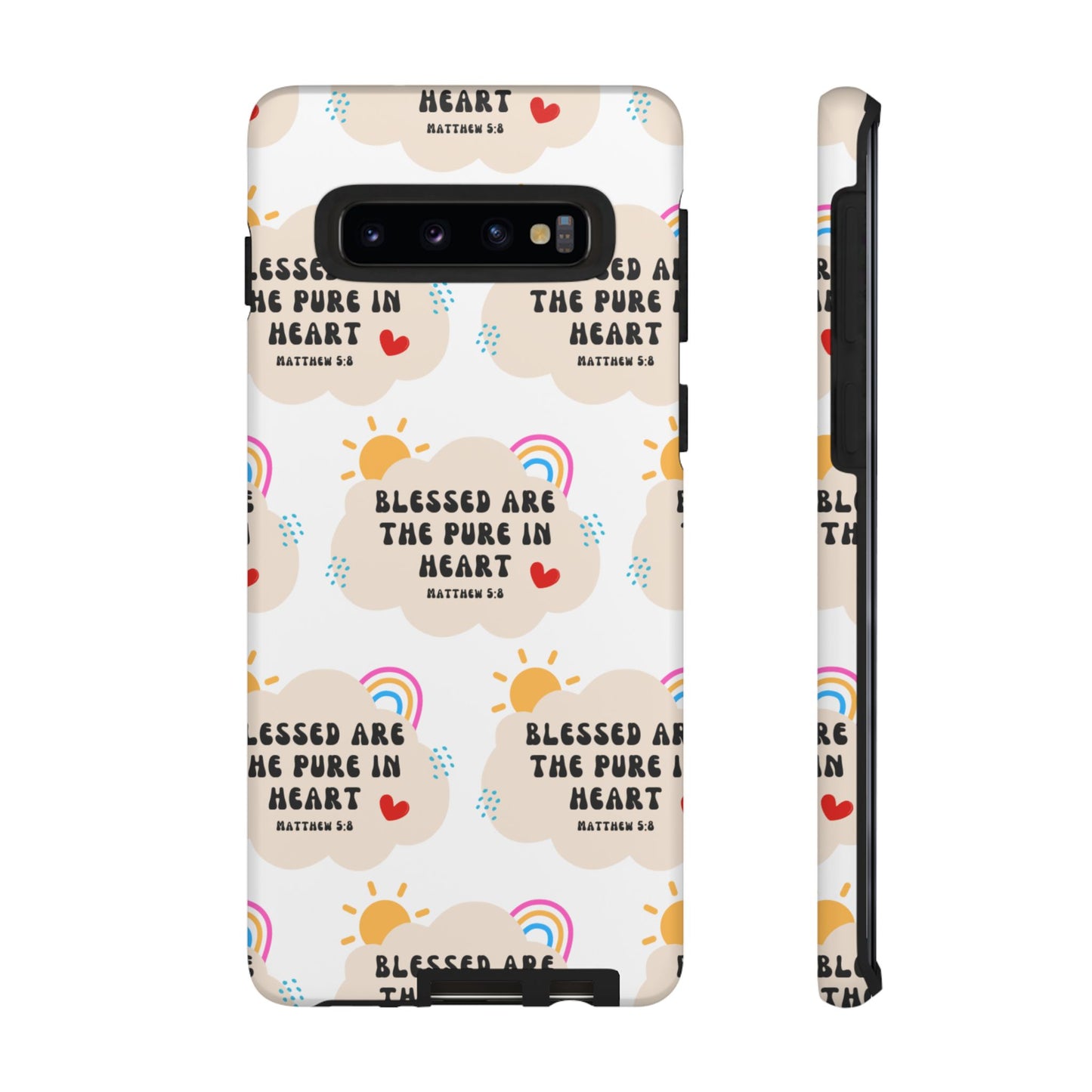 "Blessed Are The Pure In Heart" Phone Case