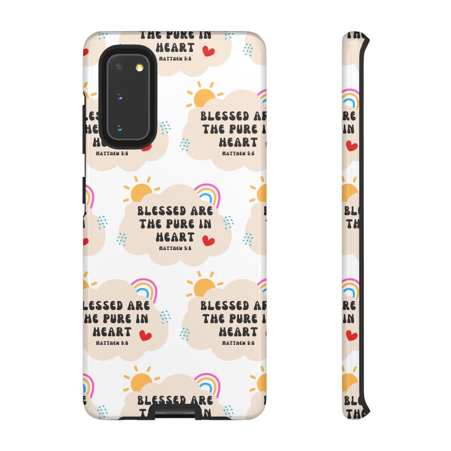 "Blessed Are The Pure In Heart" Phone Case