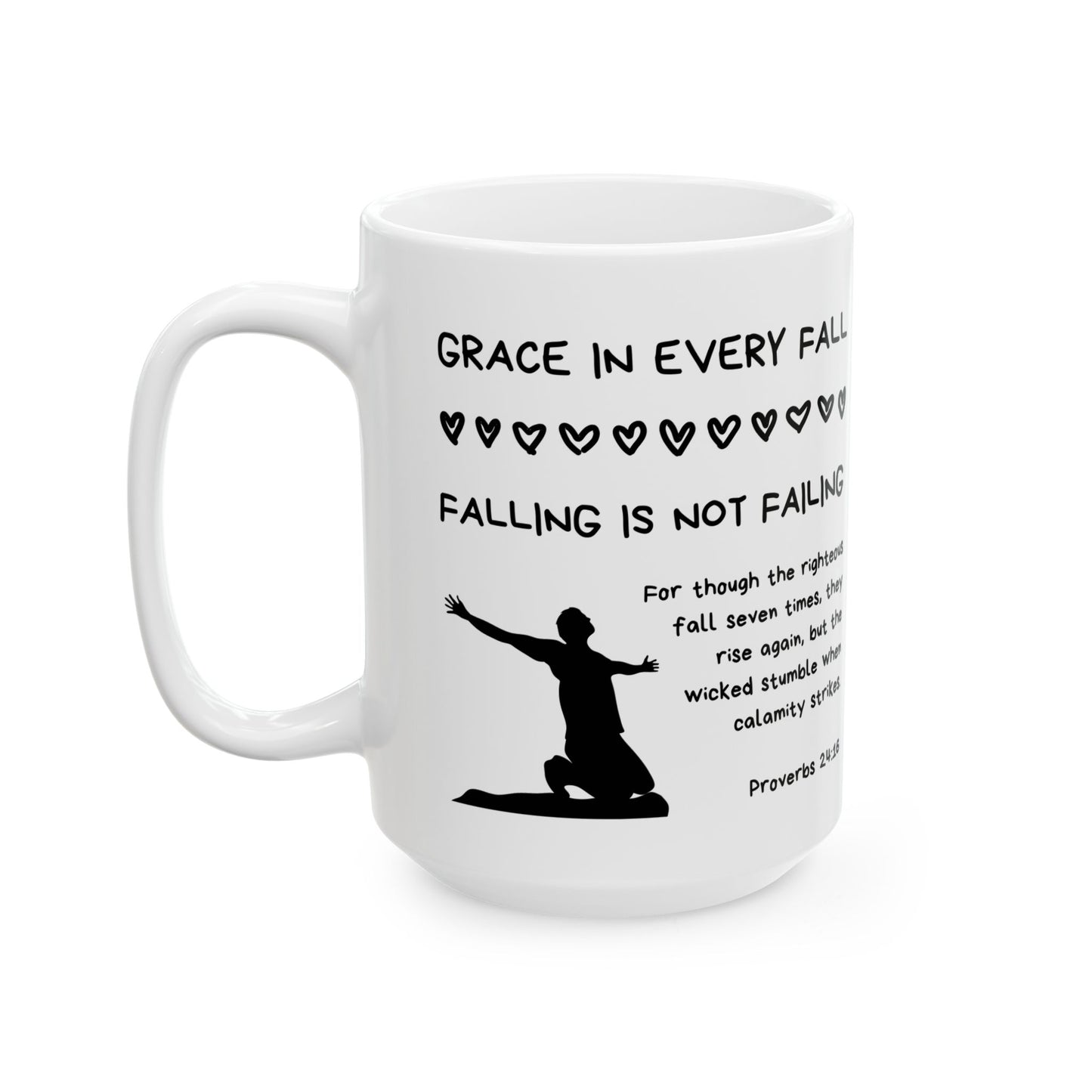 "Grace In Every Fall" Mug