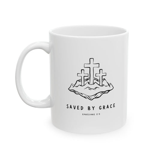 "Saved By Grace" Mug