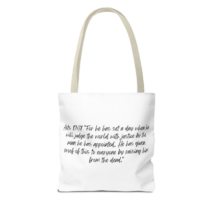 "The Redeemer" Tote Bag