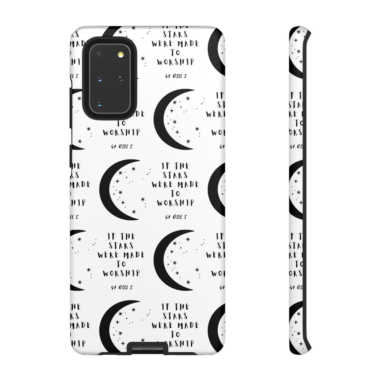 "If The Stars Were Made To Worship" Phone Case