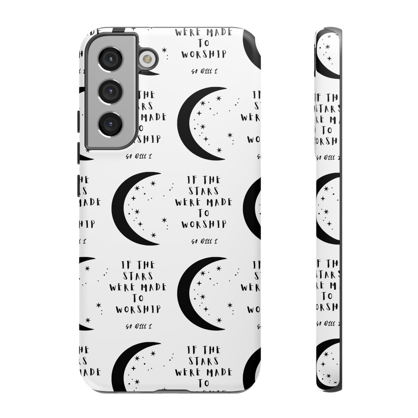 "If The Stars Were Made To Worship" Phone Case