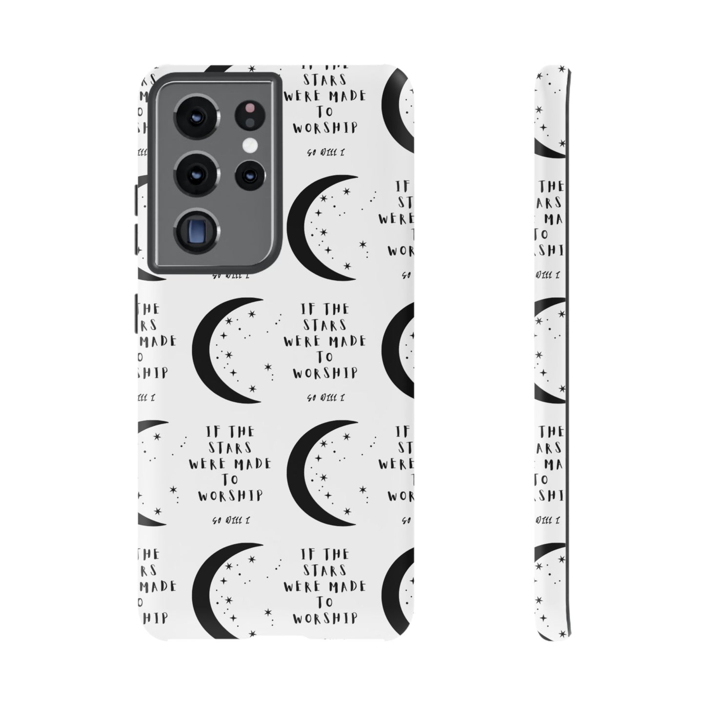 "If The Stars Were Made To Worship" Phone Case