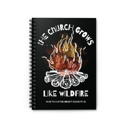 "The Church Grows Like Wildfire" Notebook