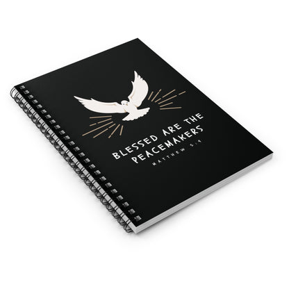 "Blessed Are The Peacemakers" Notebook