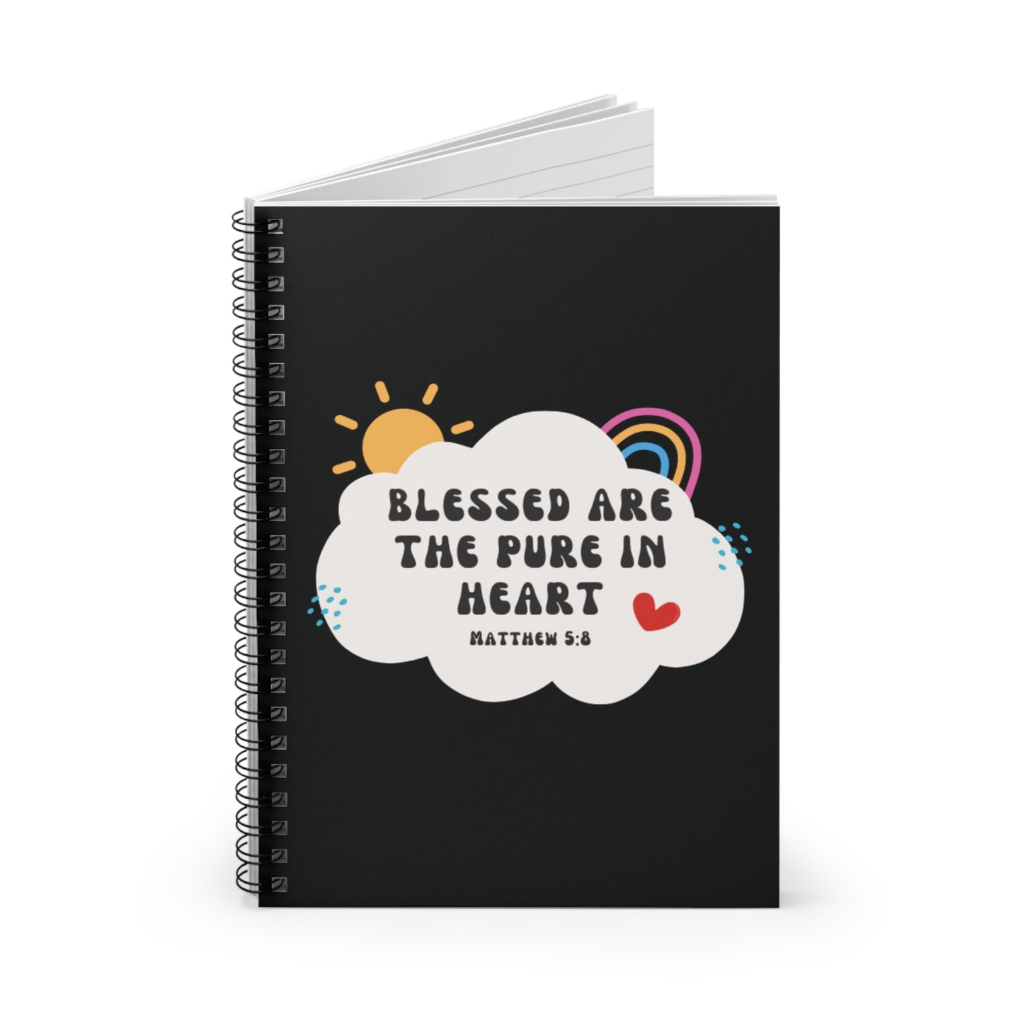 "Blessed Are The Pure In Heart" Notebook