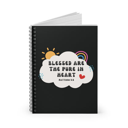 "Blessed Are The Pure In Heart" Notebook