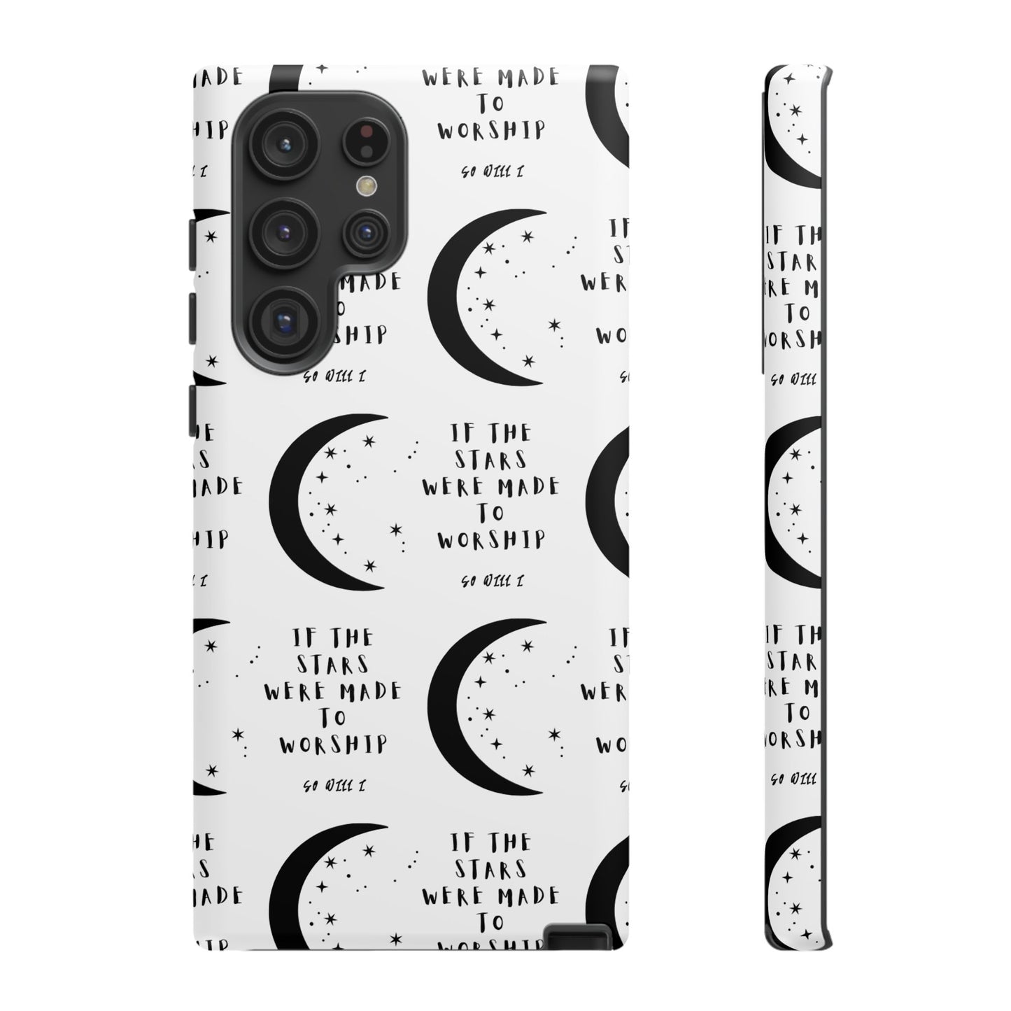 "If The Stars Were Made To Worship" Phone Case