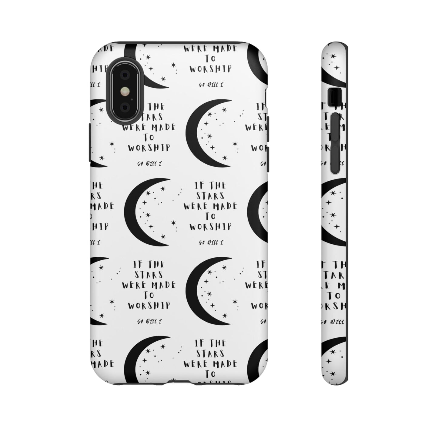 "If The Stars Were Made To Worship" Phone Case