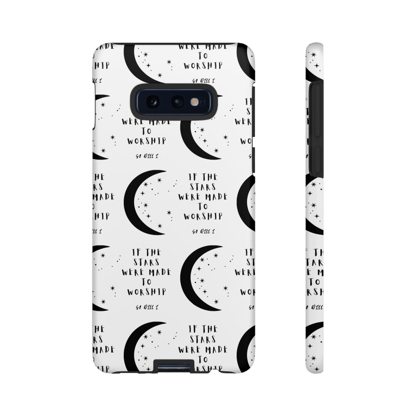 "If The Stars Were Made To Worship" Phone Case