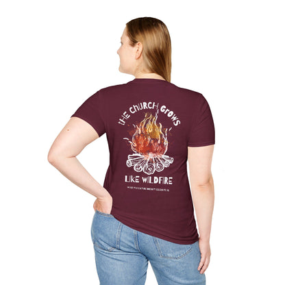 "The Church Grows Like Wildfire" T-Shirt