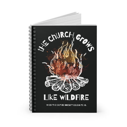 "The Church Grows Like Wildfire" Notebook