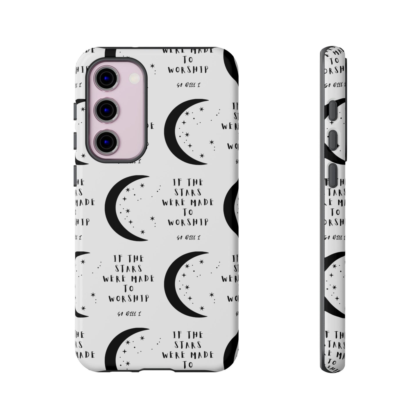 "If The Stars Were Made To Worship" Phone Case