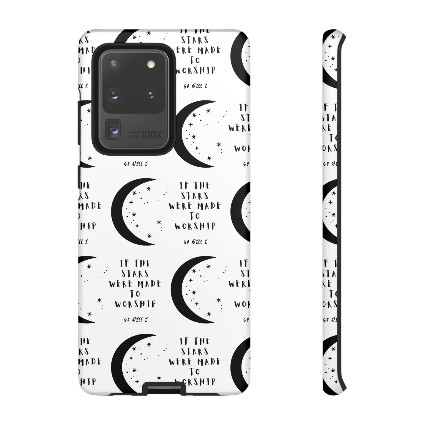 "If The Stars Were Made To Worship" Phone Case