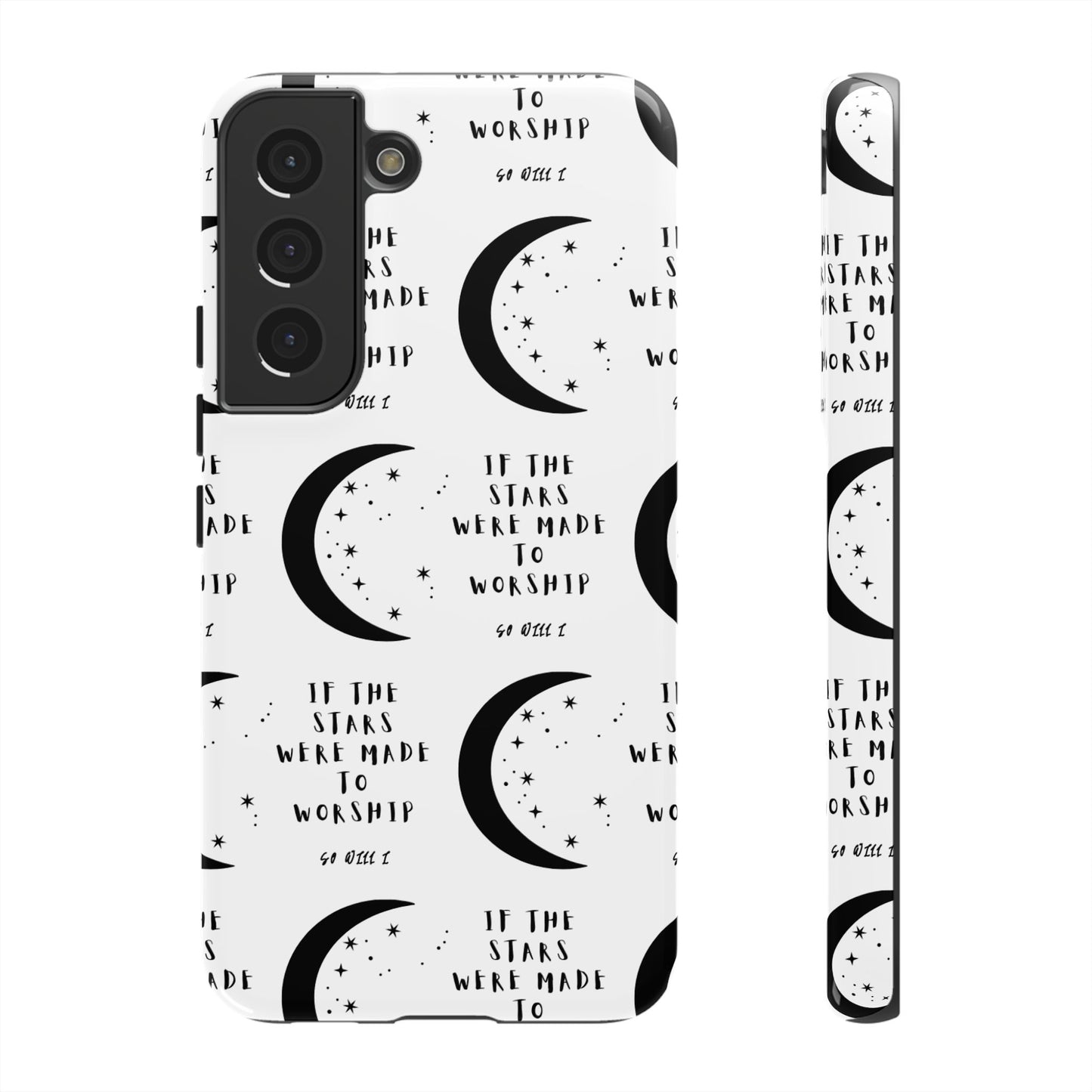 "If The Stars Were Made To Worship" Phone Case