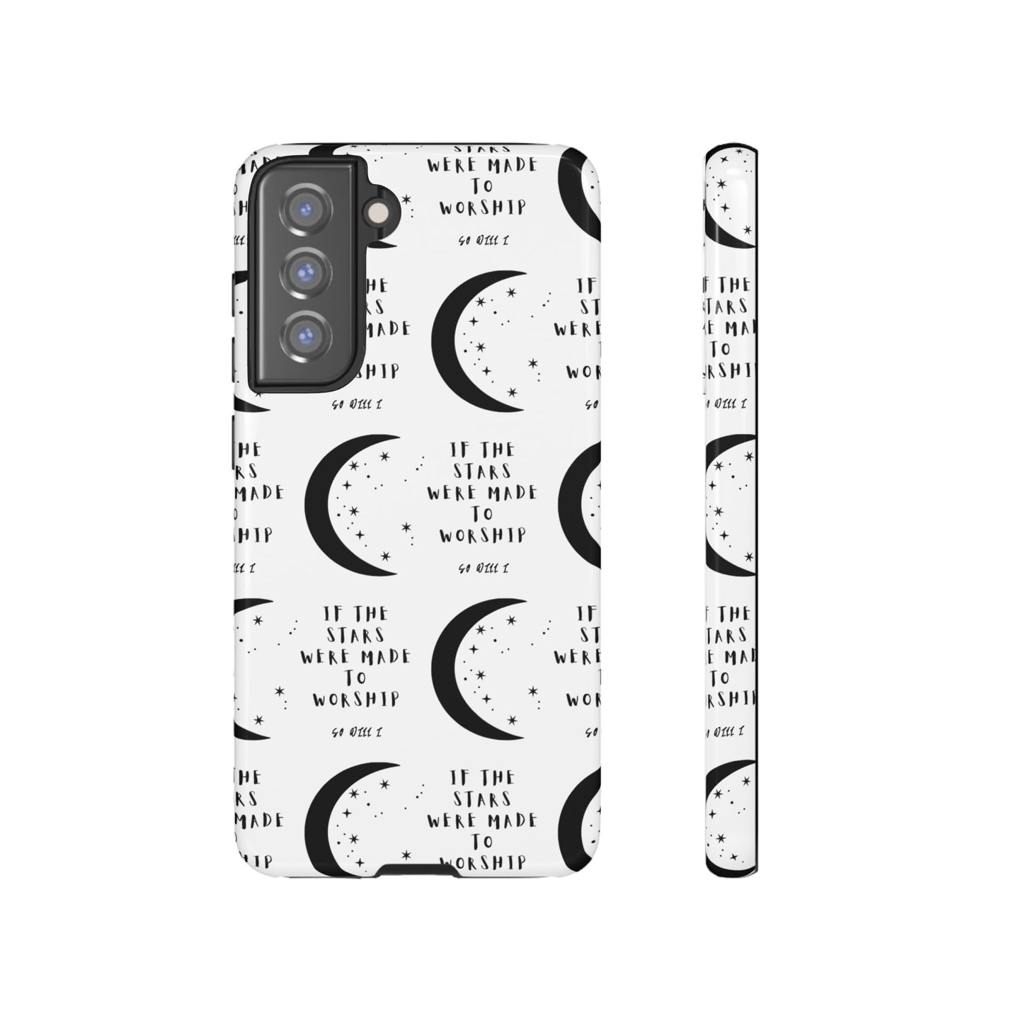 "If The Stars Were Made To Worship" Phone Case