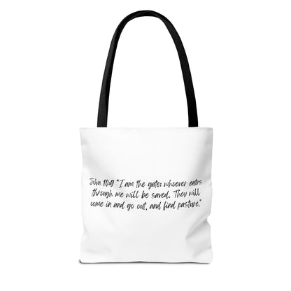 "Key to Salvation" Tote Bag