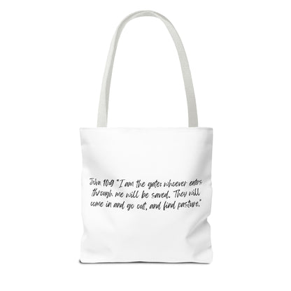 "Key to Salvation" Tote Bag