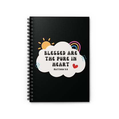 "Blessed Are The Pure In Heart" Notebook