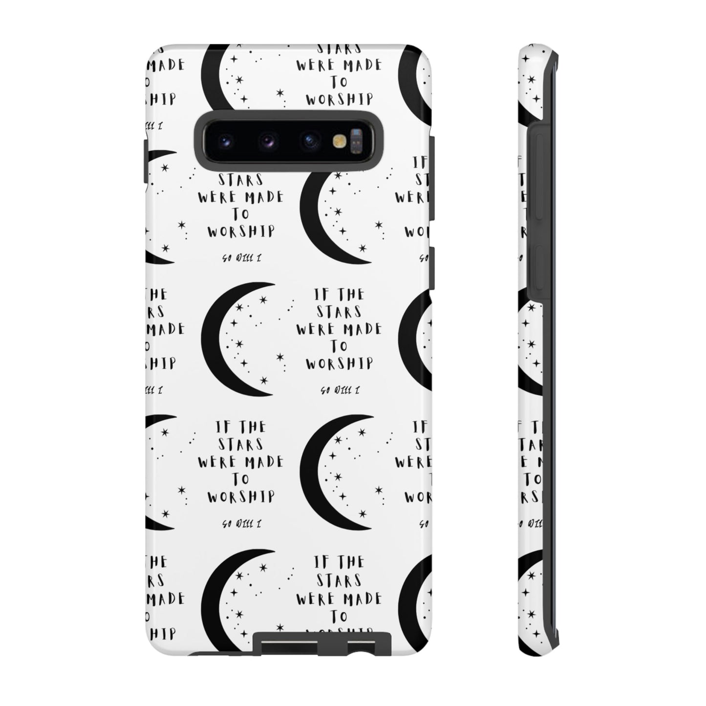 "If The Stars Were Made To Worship" Phone Case