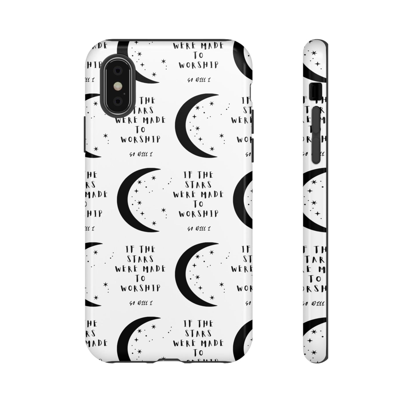 "If The Stars Were Made To Worship" Phone Case