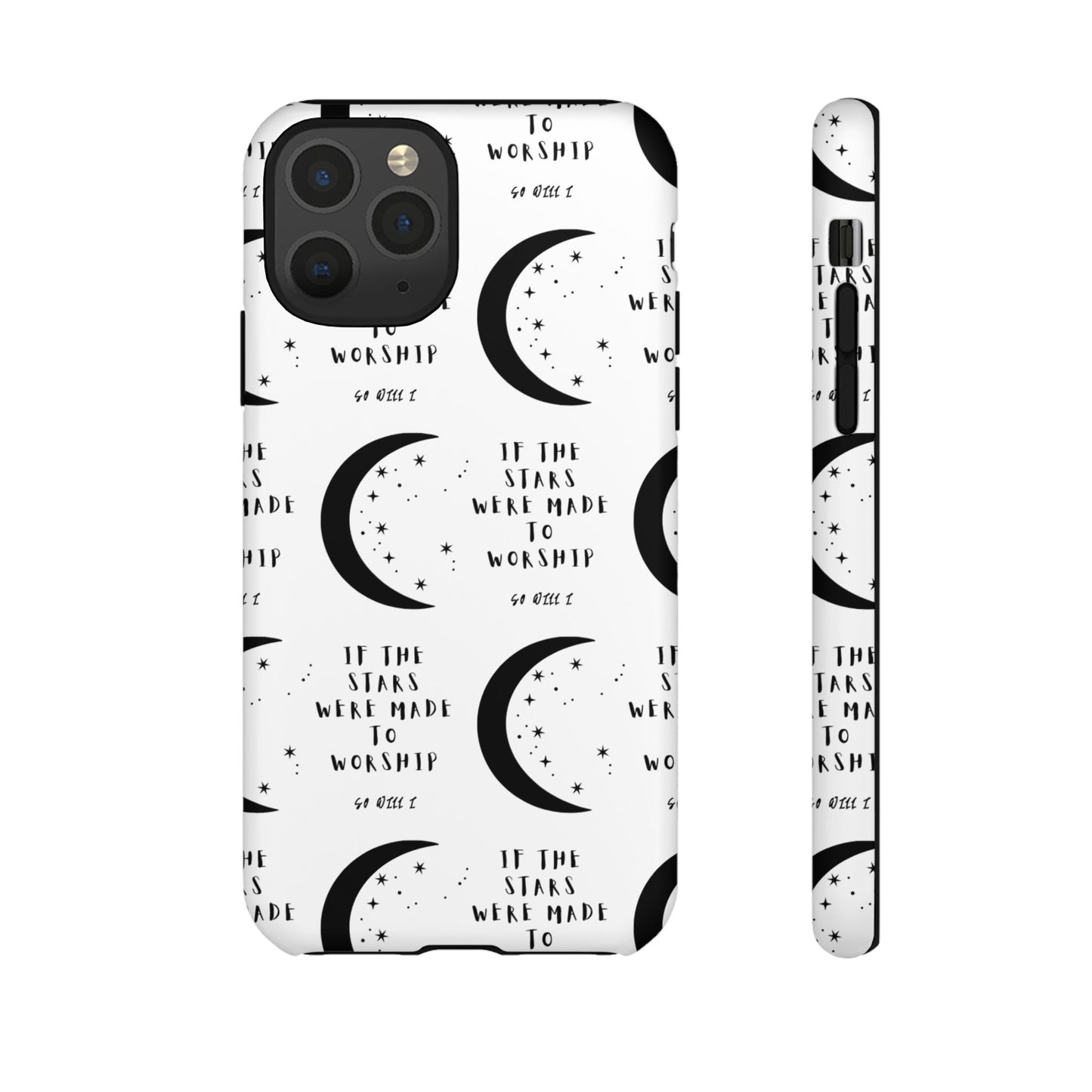 "If The Stars Were Made To Worship" Phone Case