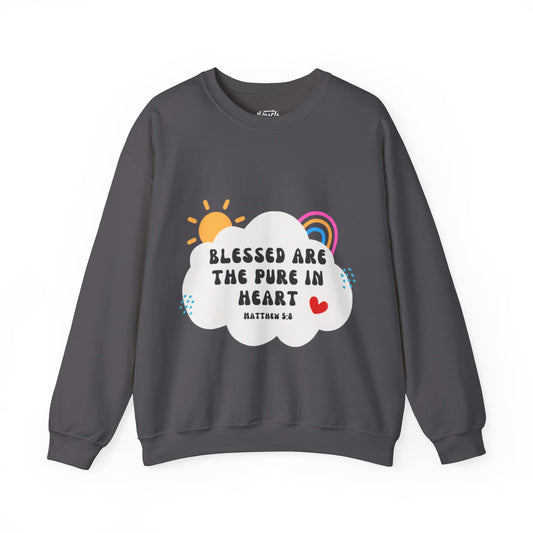 "Blessed Are The Pure In Heart" Sweatshirt