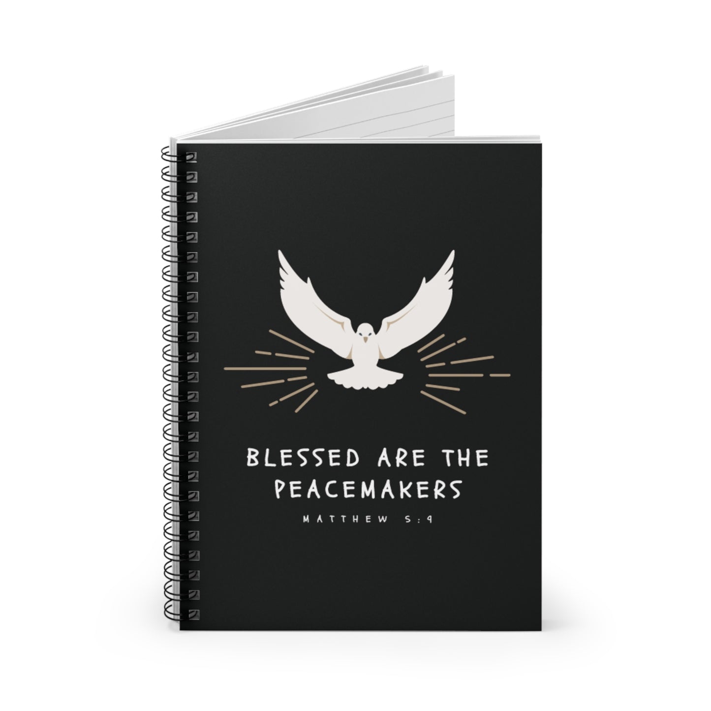 "Blessed Are The Peacemakers" Notebook