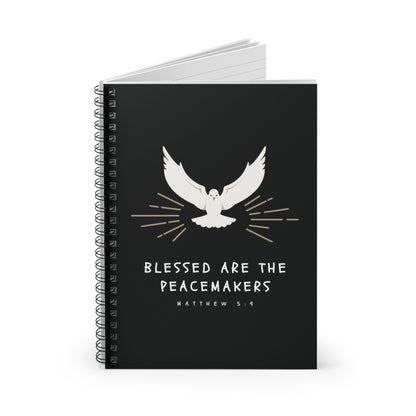 "Blessed Are The Peacemakers" Notebook