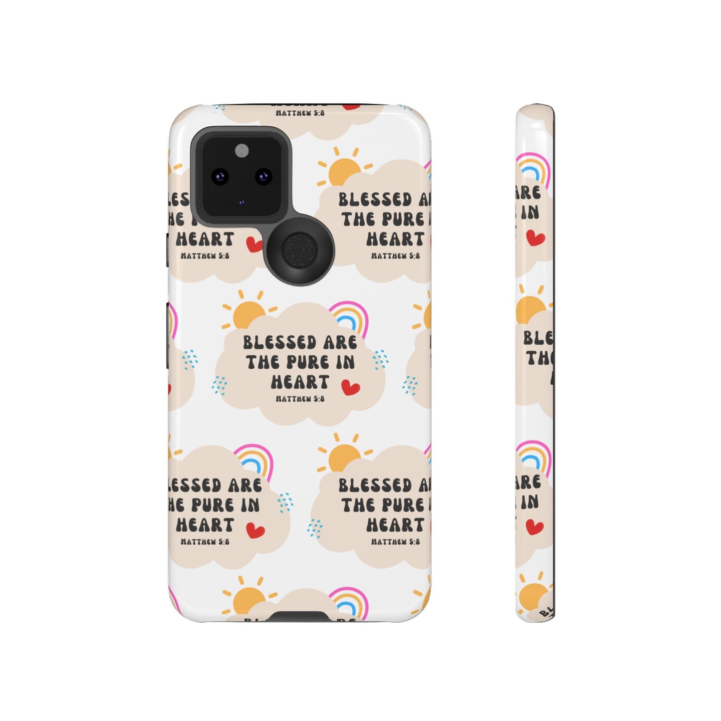 "Blessed Are The Pure In Heart" Phone Case