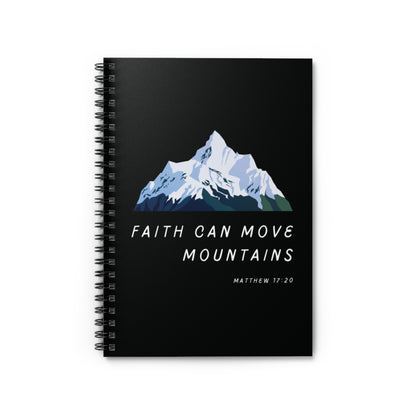 "Faith Can Move Mountains" Notebook