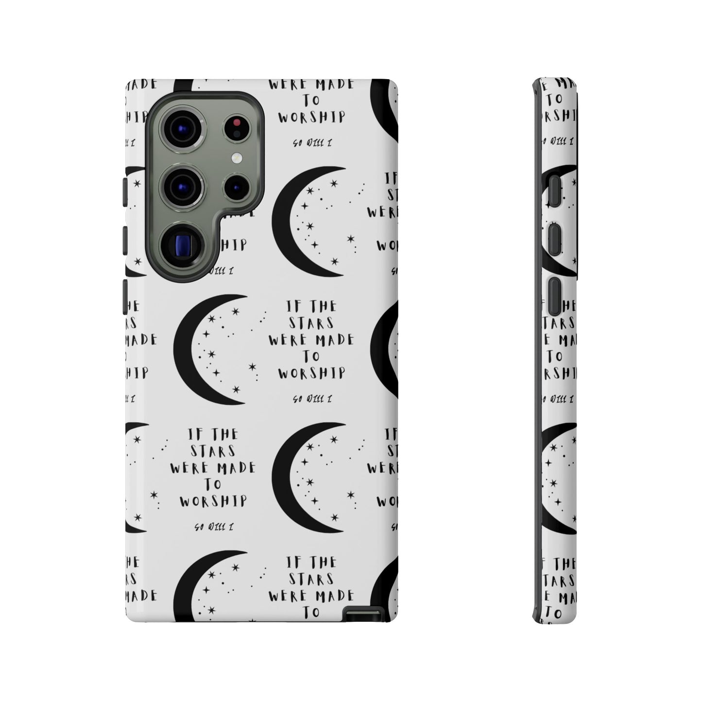 "If The Stars Were Made To Worship" Phone Case