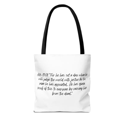 "The Redeemer" Tote Bag