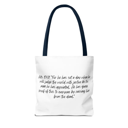 "The Redeemer" Tote Bag