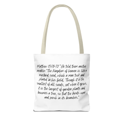 "Rooted in Faith" Tote Bag