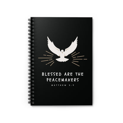 "Blessed Are The Peacemakers" Notebook