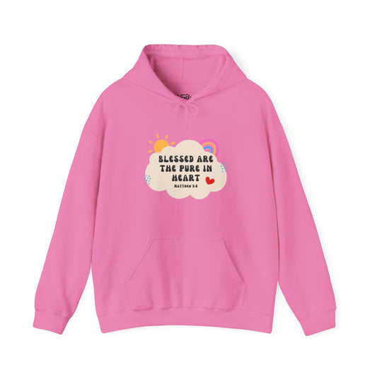 "Blessed Are The Pure In Heart" Hoodie