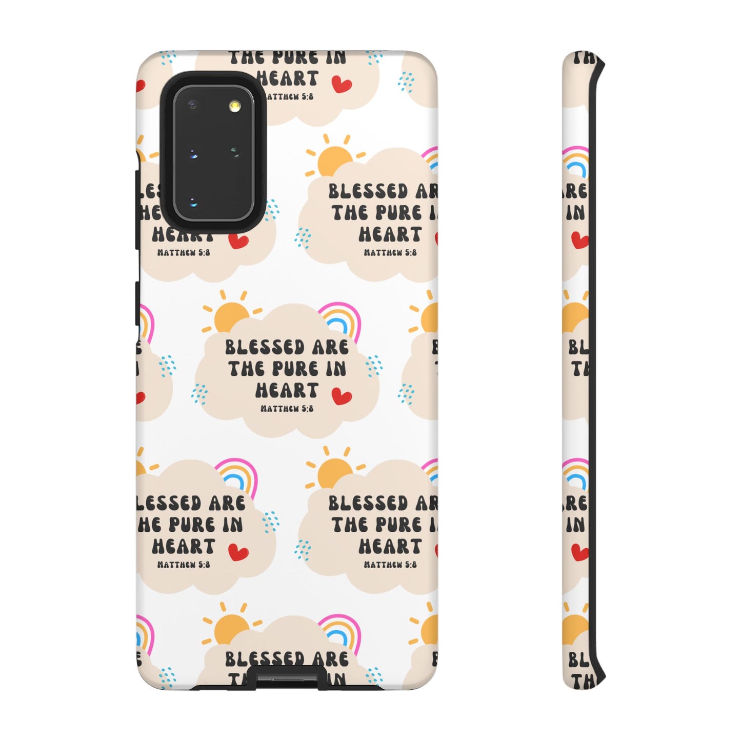 "Blessed Are The Pure In Heart" Phone Case