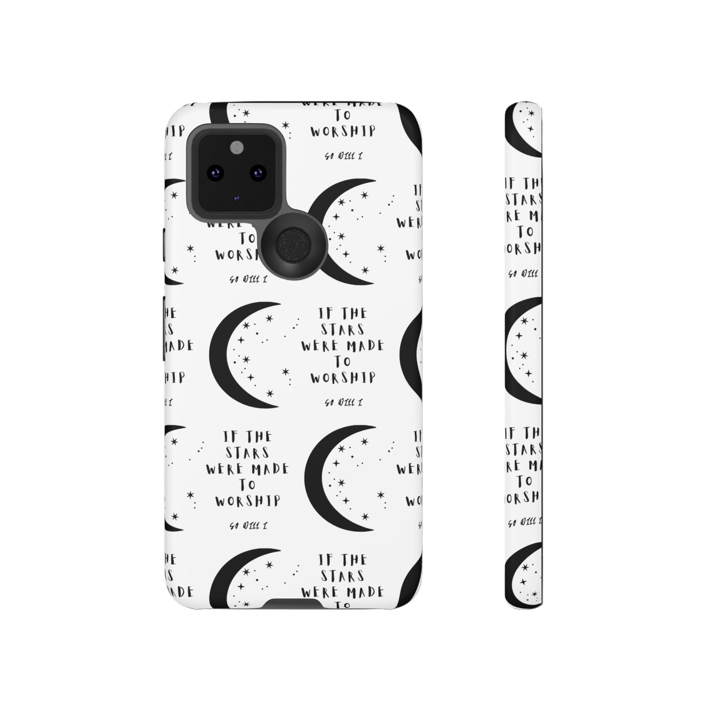 "If The Stars Were Made To Worship" Phone Case